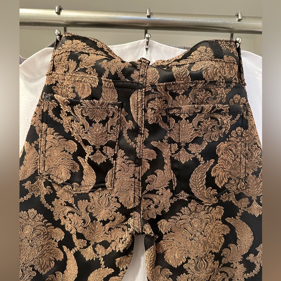 Brocade gold and black “jeans”. - Picture 7 of 9